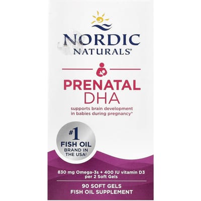 Nordic Naturals, DHA voor Zwangere Vrouwen, 90 Softgels