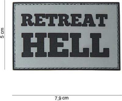 101 Inc Embleem 3D Pvc Retreat Hell  10060