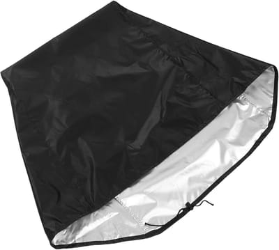 Slanghaspelhoes Outdoor - Tuinslang beschermhoes - Bescherming tegen weer - Stofdichte polyester - 88 x 66 cm - Zwart