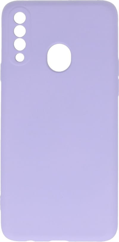 Hoesje Geschikt voor de Samsung Galaxy A20s - Fashion Color Backcover Telefoonhoesje - Paars