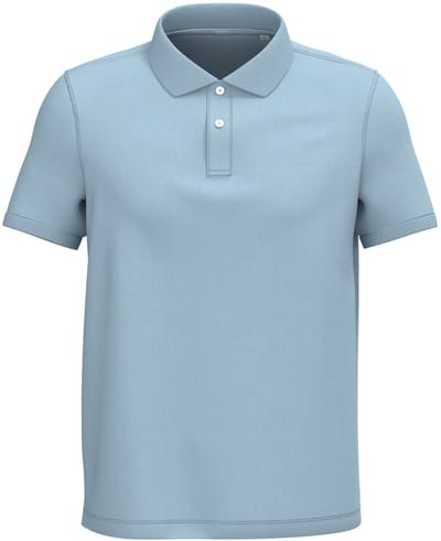 Native Spirit Ecologische herenpolo in piquétricot NS207 - Aquamarine - 3XL