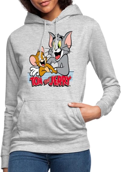 Tom En Jerry Vrienden Hoodie Dames