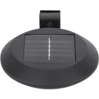 Lampe de clôture solaire HURRISE - 9LED - imperméable - installation facile