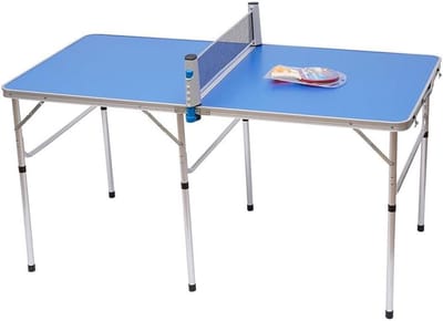 Opvouwbare Tafeltennistafel - Mini Tafeltennis - Binnen en Buiten Spelen - Inclusief Net Rackets Ballen