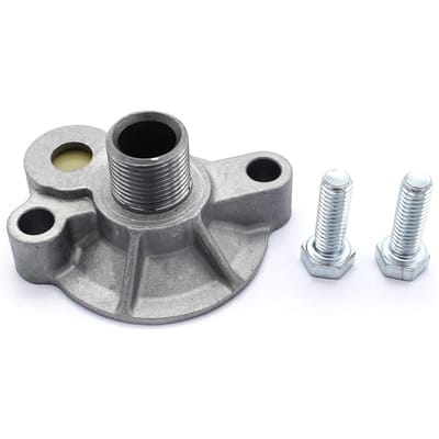 SBC Oliefilteradapter Spin On 839049 Vervanging voor Chevy 283 305 327 350 383 396 427 454 zilver
