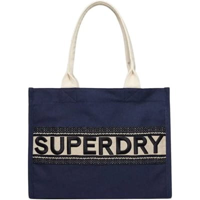 Superdry Luxe Stoffentas Blauw