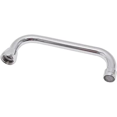 Sanivesk Draaibare Bovenuitloop U-vorm 200mm Chroom