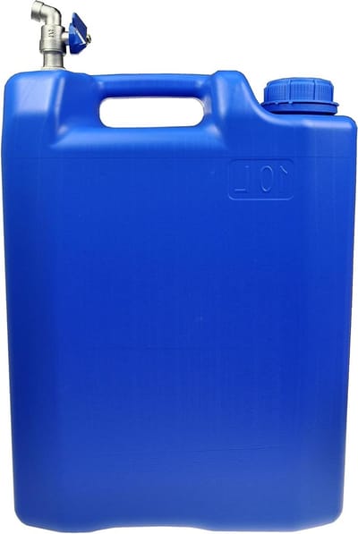 Water Canister - Water Tank - Camping Water Opslag - Met Galvanisé Kraan - 10 Liter - Blauw