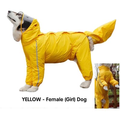 Hondenregenjas Voor Grote Honden Volledig Bedekkende Capuchon Waterdichte Hond Regenjas Met Afneembare Staartkap Huisdierkleding Husky Samojeed (as the picture,8XL)