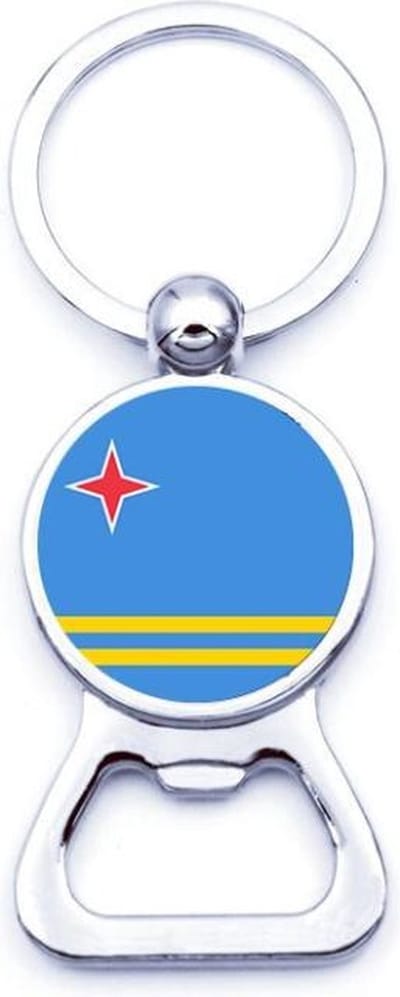 Akyol - Aruba sleutelhanger - flesopener - Bieropener - Land - Vakantie
