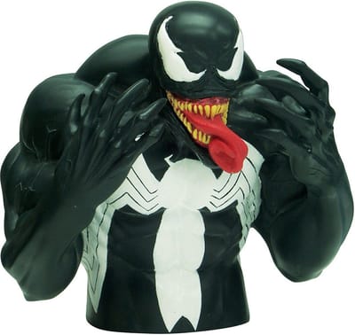 1 stuks Marvel Venom spaarpot officieel gelicentieerd dreigende 3D PVC stereofiguur geldpot muntspaarpot waterdicht schokbestendig verzamelobject