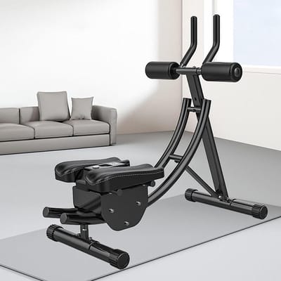 Abdominale Trainer - Buikspierbank - Kern Kracht - Verstelbaar Ontwerp - Tot 122 kg - Zwart