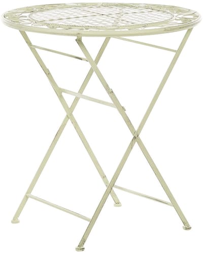 BIVIO - Tuintafel - Lichtgroen - 70 x 70 cm - IJzer