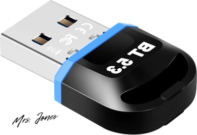 Mrs. Jones Bluetooth-ontvanger Bluetooth-autoadapter met ruisonderdrukking 16H stand-by Aux Bluetooth-ontvanger voor hifi-autoradio-thuisstereo-bedrade hoofdtelefoon-handsfree bellen - opgewaardeerd 2022. .