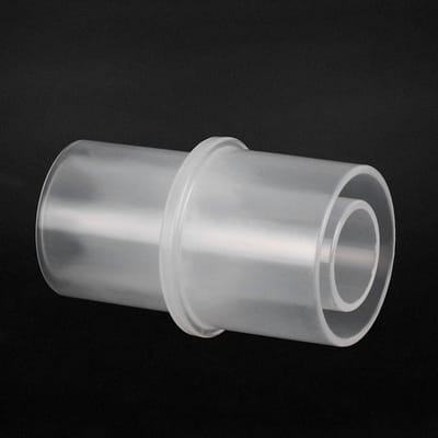 Slangaansluiting Adembuis Rechte Verbindingsadapter voor Respirator gray