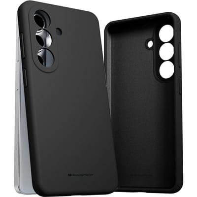 Mercury Siliconen Hoesje Voor Samsung Galaxy S26 Met Matte Zwarte Afwerking