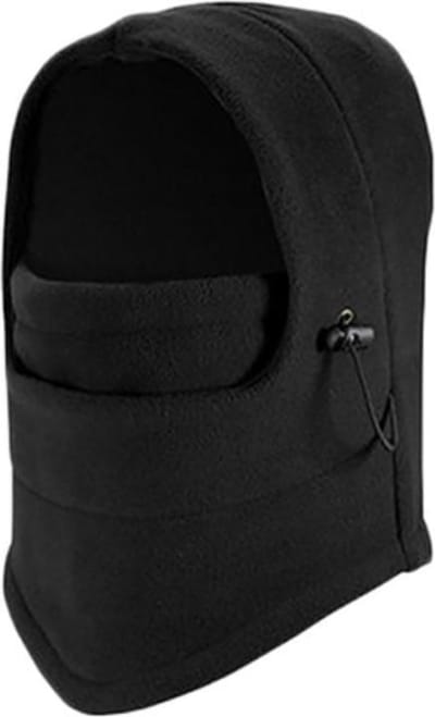 Scoby - Fleece Bivakmuts - Wintermuts - Motormasker - Balaclava - Ski Mask - Unisex - Zwart