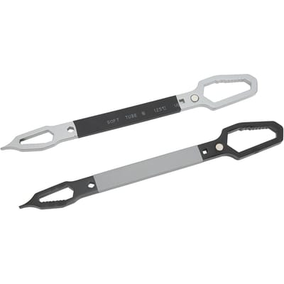 2 stuks sleutel 6?24mm Dubbelzijdig Zelfaanspannend Multifunctioneel Handgereedschap Set Kit voor Reparatie gray