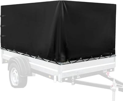 Dakzeil Caravan - Beschermhoes Reiswagen - Buiten Beschermen - Waterdicht Antislip - Universele Pasvorm - Grijs