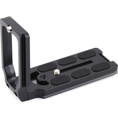 L-vormige Beugel Verticaal Universele Snelkoppelingsplaat Voor Nikon DSLR-camera black