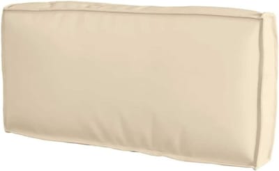 Zitkussen - Palletkussen Bankkussen - Buiten Zitten - Robuust Oxford Weefsel - 80 x 40 cm - Beige