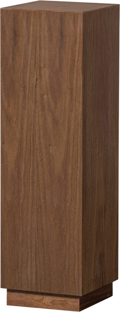 WOOOD Enid Plantenstandaard - Hout - Walnoot - 80x24x24
