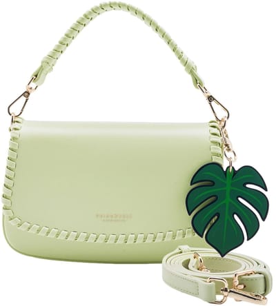 SEIDENFELT MANUFAKTUR handtas schoudertas Liljendal Hand Bag Matcha Green kaki