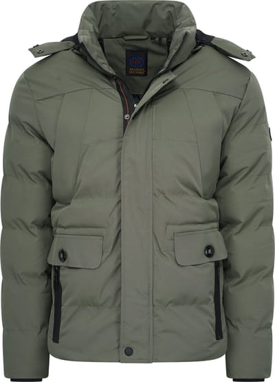 Mario Russo Ranger Jacket - Jas Heren - Winterjas Heren - Waterafstotend - Winddicht - Groen - XL