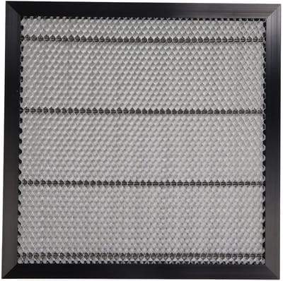 Dailygoods- Lasersnijmachine Platform 400x400mm - Aluminium Honingraat Paneel - Compatibel met Lasergraveermachines - Schokbestendig - Hoge Vlakheid - Superieure Prestaties - Lasersnijbed