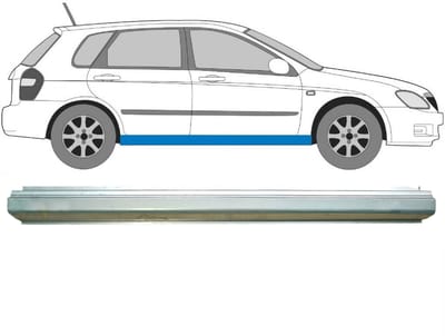 Reparatie dorpel voor Kia Cerato 2004-2008 / Links = Rechts (symmetrisch)