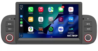 Geschikt voor Fiat Panda 2013-2020 | Android 14.0 Autoradio | Apple CarPlay & Android Auto | 2GB RAM & 32GB opslag | Draadloze verbinding | HD Touchscreen | FM, AM, DAB+ Radio | Bluetooth handsfree bellen