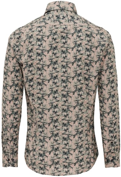 Tresanti FREDECCIO | Shirt with leaves Navy (TRSHJE443 - 803)
