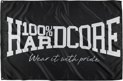 100% Hardcore Vlag Wear it