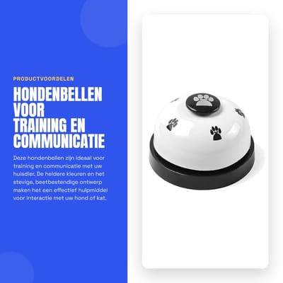 Dailygoods - Hondenbellen voor Training en Communicatie