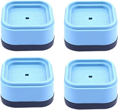 Wasmachine Dempers - Verstelbare Voetjes - Stabiel Plaatsen - Universele Pasvorm - 4 Stuks - Zwart