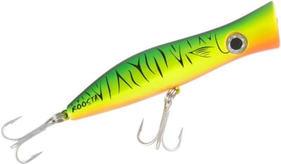 Grote Drijvende Popper Topwater Kunstaas 13.5cm 49g - Fluoro Groen