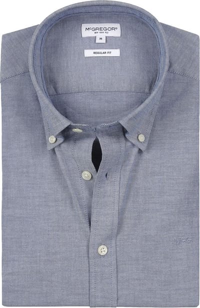 McGregor Overhemd Oxford Blauw - Maat M - Heren