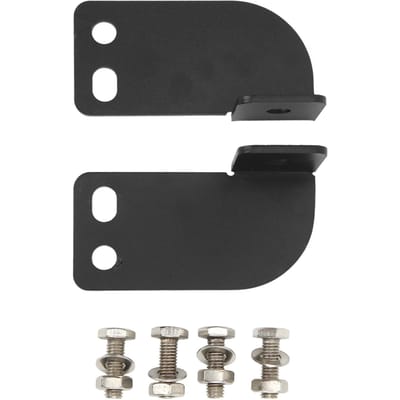 2 Stuks Set LED Werklamp Beugel Voorruit Stijl Lamp Montage Vervanging voor Polaris Ranger 400 500 black