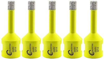 Diamantboor Set voor Tegels – 5 Stuks – 8 mm – Voor Ceramiek, Porselein, Marmer en Graniet