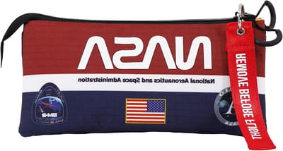 Pennenetui Drievoudig - Etui Meisjes Jongens - Schoolbenodigdheden Organiseren - Drie Vakken Met Rits - 23 x 14 cm - Meerkleurig
