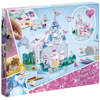 Kit créatif - TOPIOL BY DODO - Disney Princesse - Château en mousse - Accessoires & autocollants - Dès 4 ans pur
