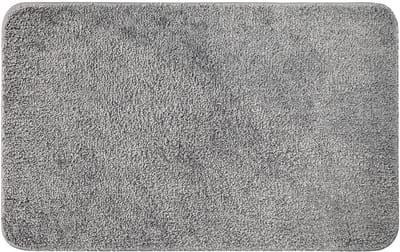 Badmatten antislip badkamermatten douchemat absorberend badkamertapijt klein tapijt deurmat binnen keuken tapijten tapijt mat voor badkamer slaapkamer keuken ingang 40x60 cm grijs