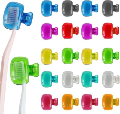 20x Universele Tandenborstelkop Beschermhoesjes - Hygiënische Reishoesjes