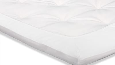 Beter Bed Select Jersey Hoeslaken Topper - 120 x 200/210/220 cm - 100% Katoen - Matrasbeschermer - Matrashoes - Wit