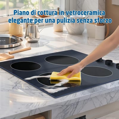 Keramische Kookplaat - Elektrische Kookplaat - Koken en Braden - Kristalglasoppervlak - 60 cm - Grijs