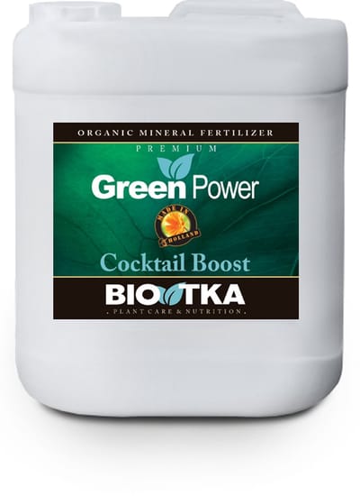 BioTka GREEN POWER (Cocktail Boost) 5 Ltr. (plantvoeding - biologische voeding - biologische plantvoeding - kamerplanten - bio supplement - hydro plantvoeding - plantvoeding aarde - PK Boost - Cocktail Booster - kokos voeding - organisch - booster)