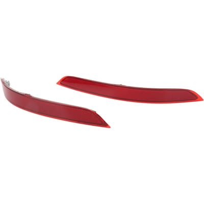 2 stuks achterste achterbumperreflector 63147290091 63147290092 Decoratieve vervanging voor X5 F15 2014 2015 2016 2017 2018 brown