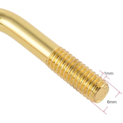Diamètre de filetage 6 mm Bras de levier de vibrato simple pour système de vibrato de guitare électrique Doré beige