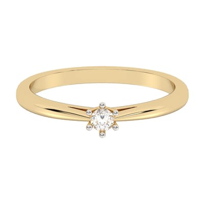 Diam Addict Ring 585 Gelbgold mit im Labor gezüchtetem Diamanten