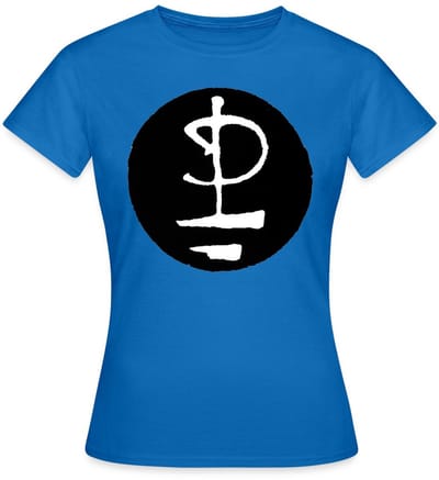 Pink Floyd Logo Zwart Wit T-Shirt Dames